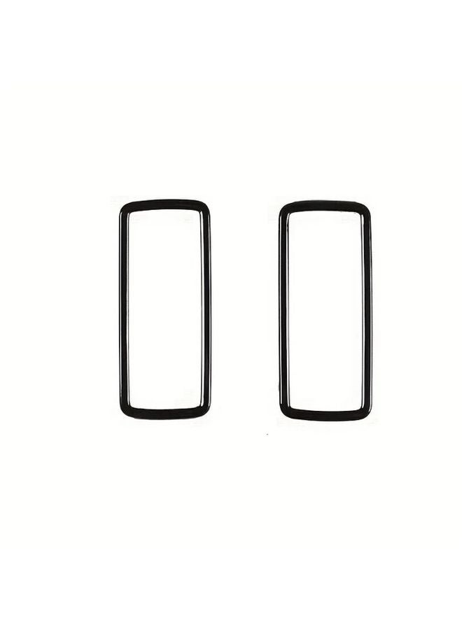 Glossy Black Tow Hook Hole Cover Trim Stickers For 2020 2025 Land Rover Defender - Image 4